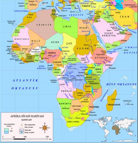 Afrika Kıtası Ülkeleri ve Gezilecek Yerleri